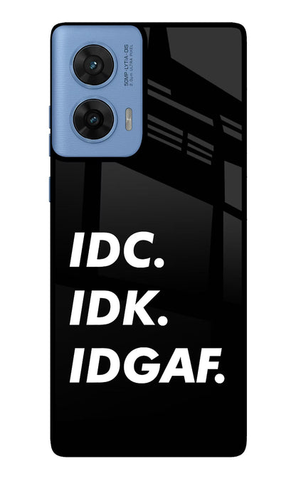 Idc Idk Idgaf Moto G96 5G Back Cover