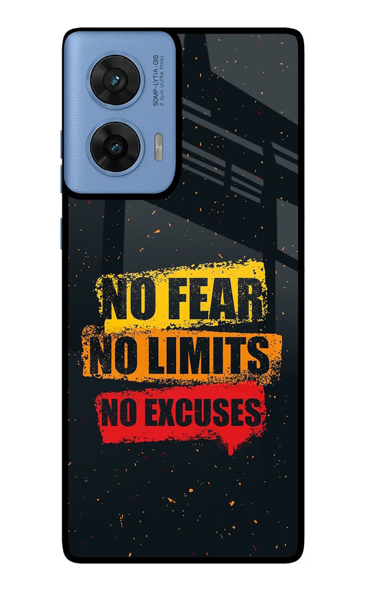No Fear No Limits No Excuse Moto G96 5G Back Cover