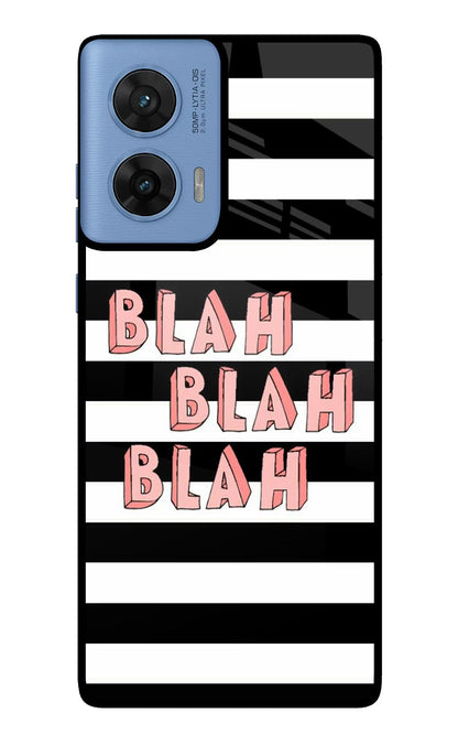 Blah Blah Blah Moto G96 5G Back Cover