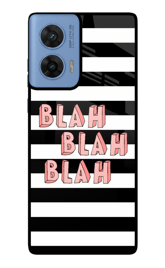 Blah Blah Blah Moto G96 5G Back Cover