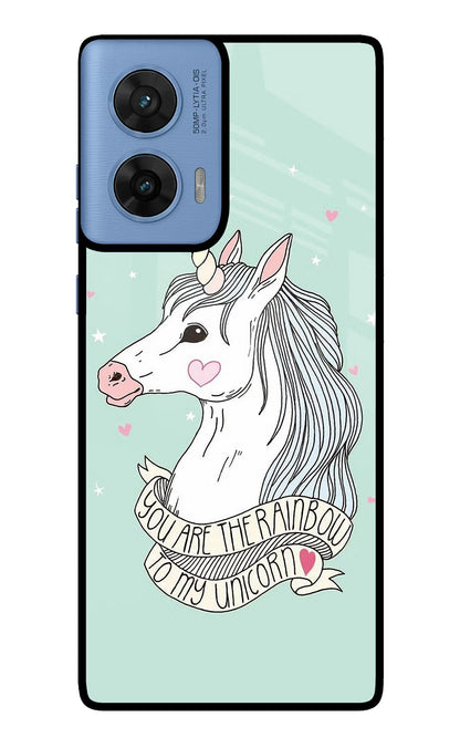 Unicorn Wallpaper Moto G96 5G Back Cover