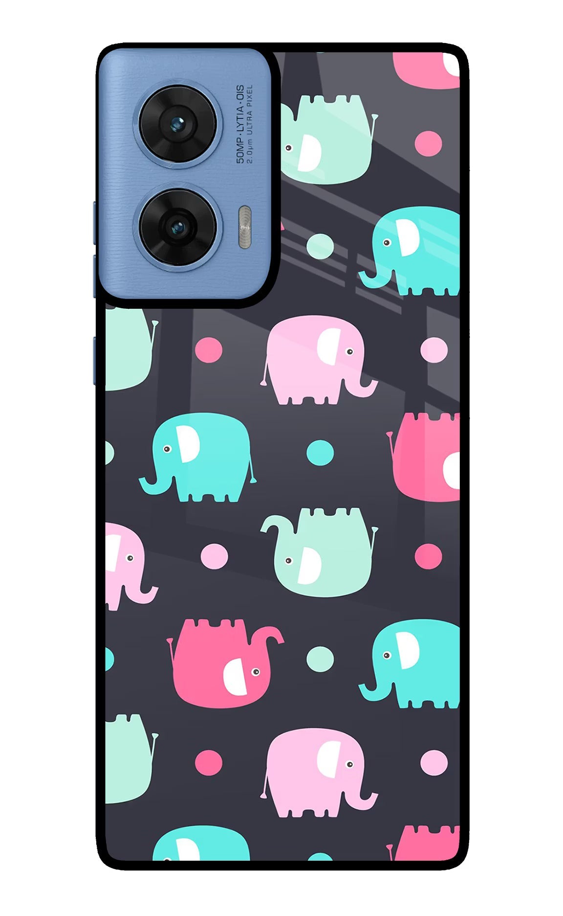 Elephants Moto G96 5G Back Cover