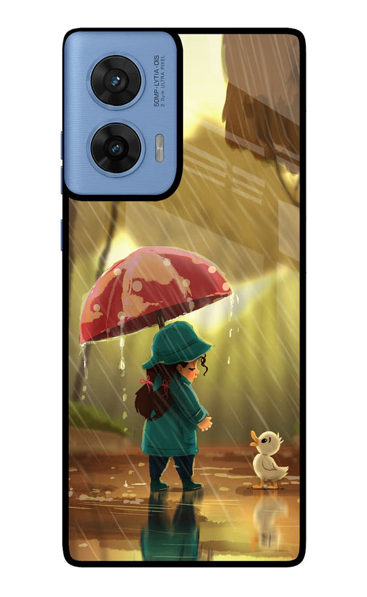 Rainy Day Moto G96 5G Glass Case