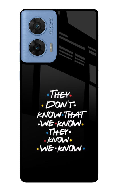 FRIENDS Dialogue Moto G96 5G Back Cover