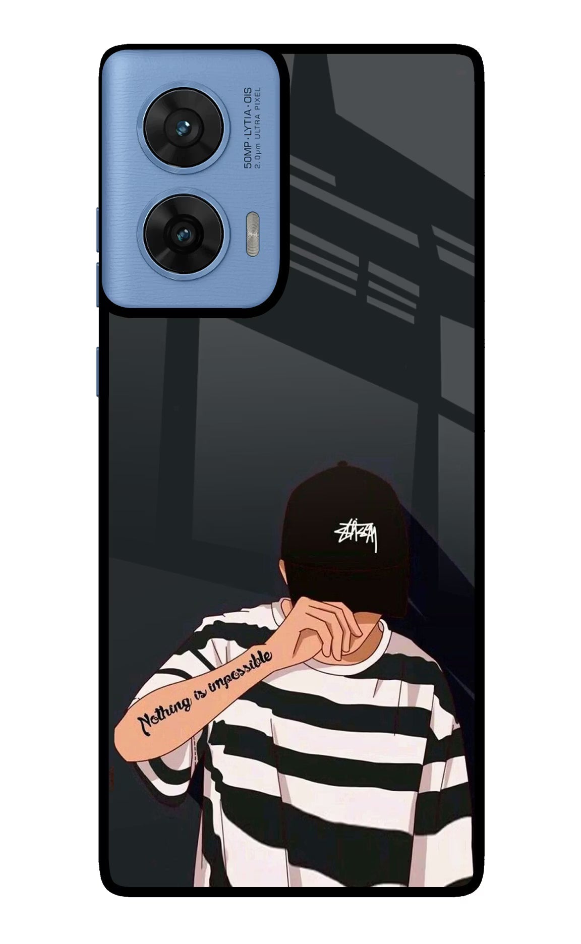 Aesthetic Boy Moto G96 5G Glass Case