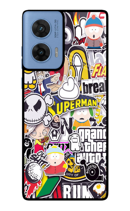 Sticker Bomb Moto G96 5G Back Cover