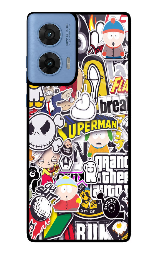 Sticker Bomb Moto G96 5G Back Cover
