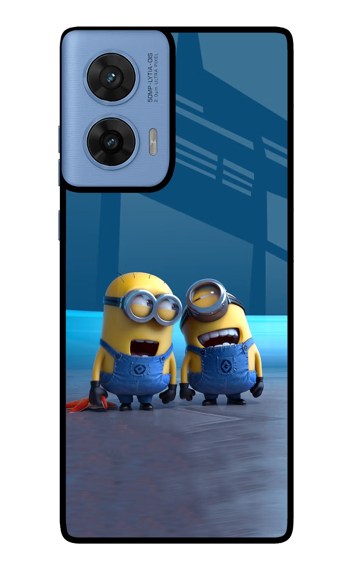 Minion Laughing Moto G96 5G Glass Case