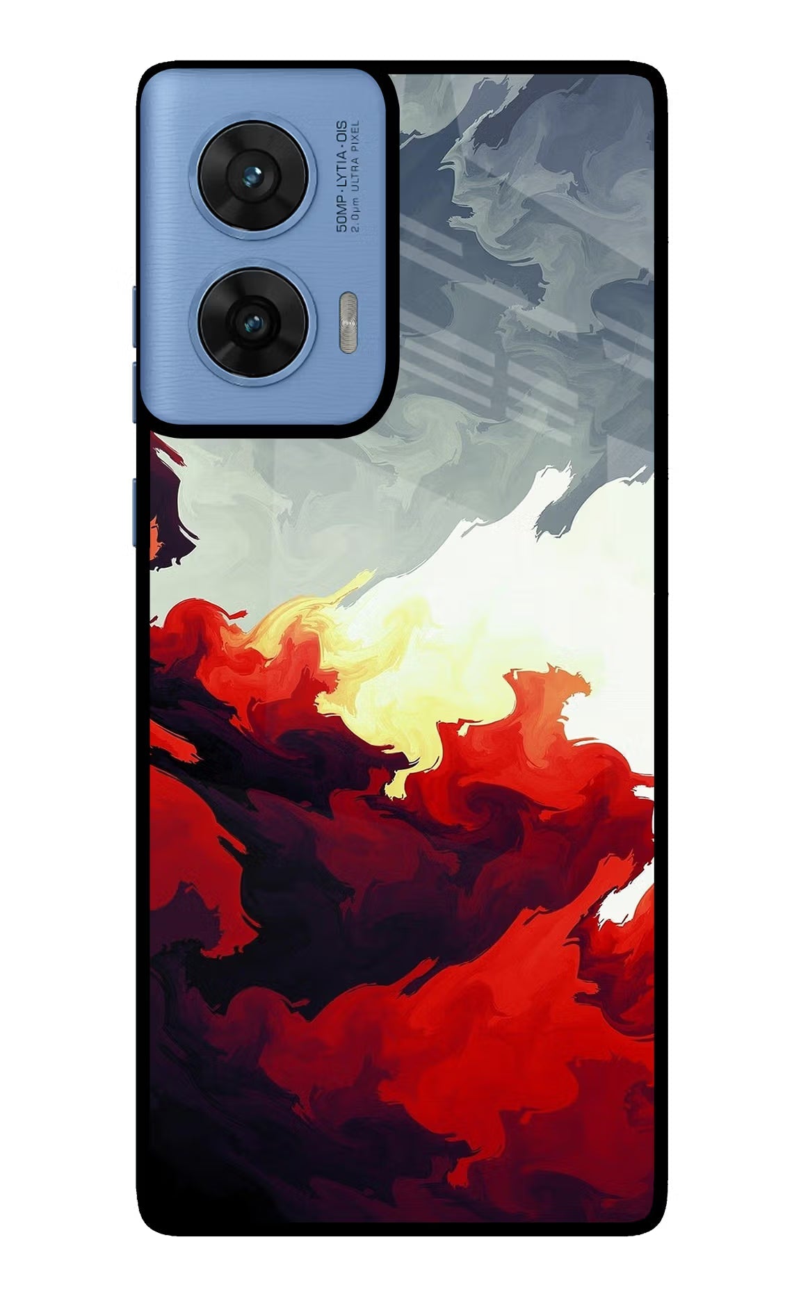 Fire Cloud Moto G96 5G Back Cover