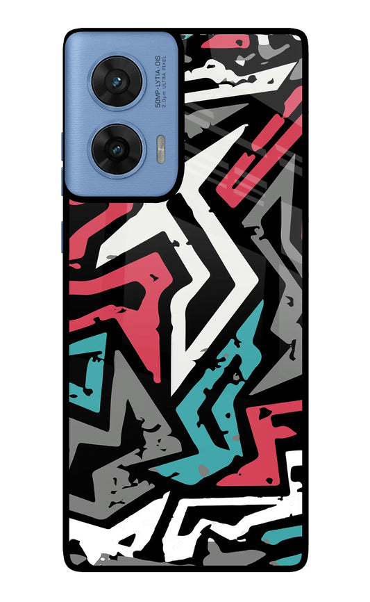 Geometric Graffiti Moto G96 5G Back Cover
