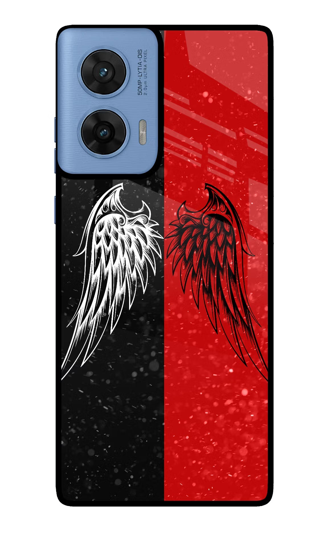 Wings Moto G96 5G Glass Case