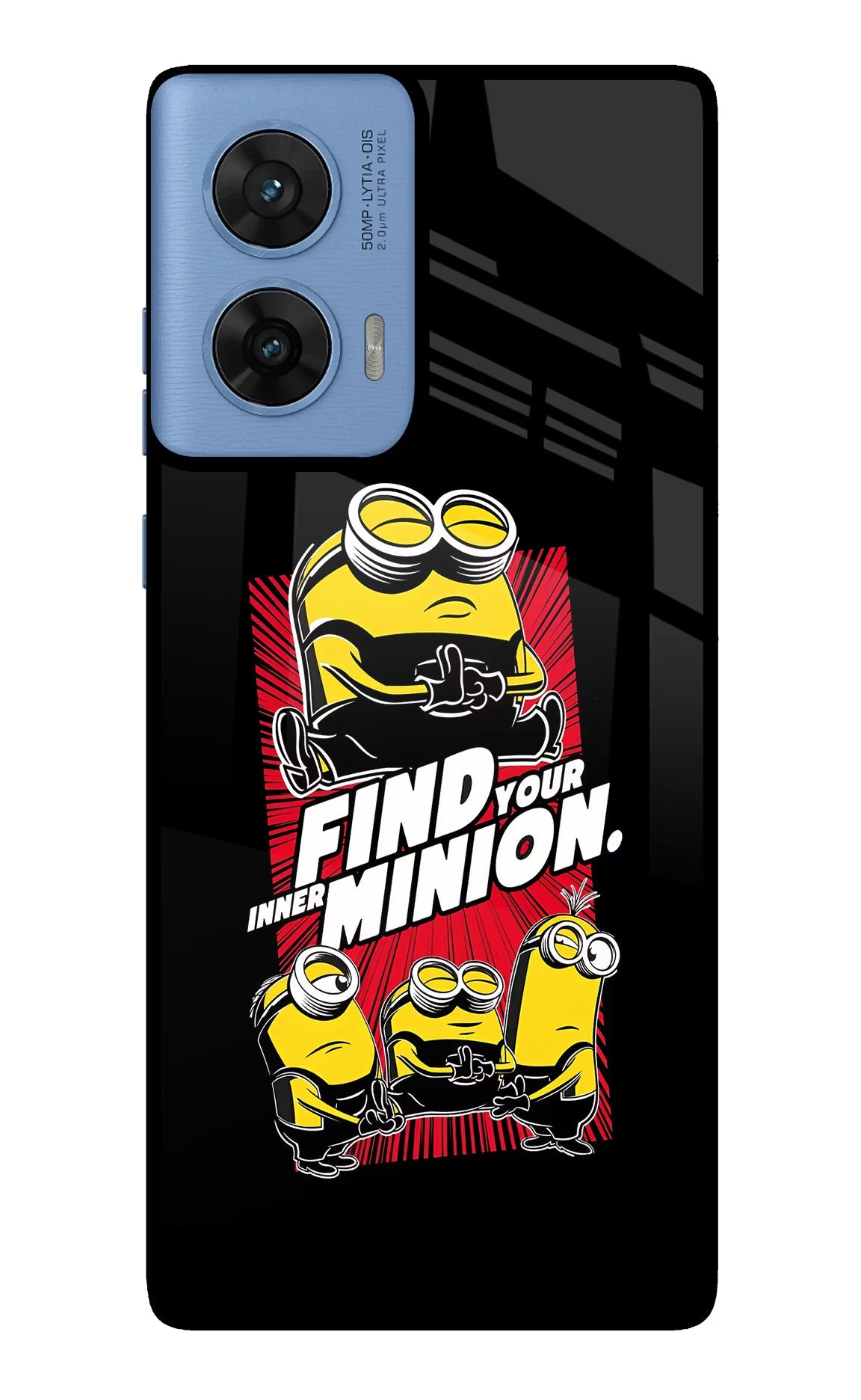 Find your inner Minion Moto G96 5G Glass Case