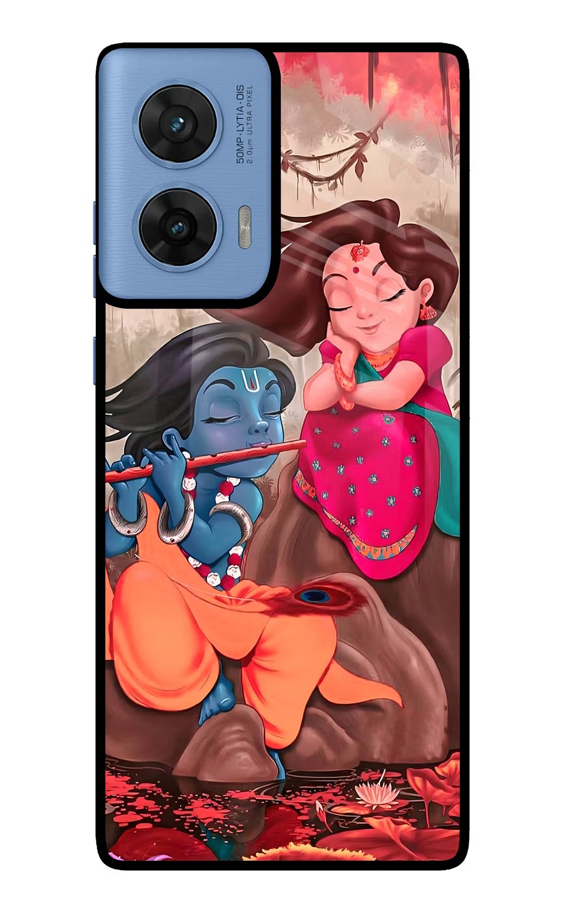 Radhe Krishna Moto G96 5G Glass Case