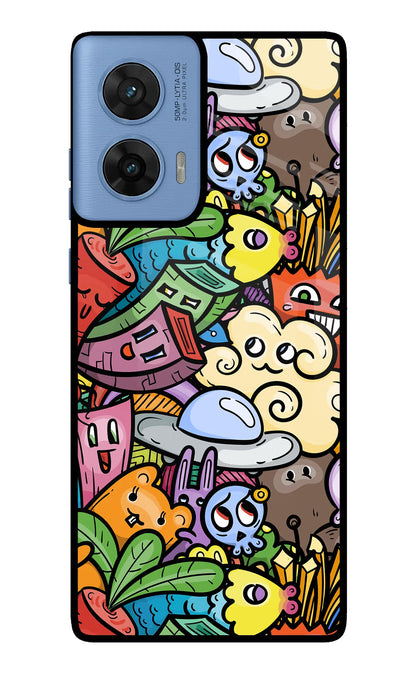 Veggie Doodle Moto G96 5G Back Cover