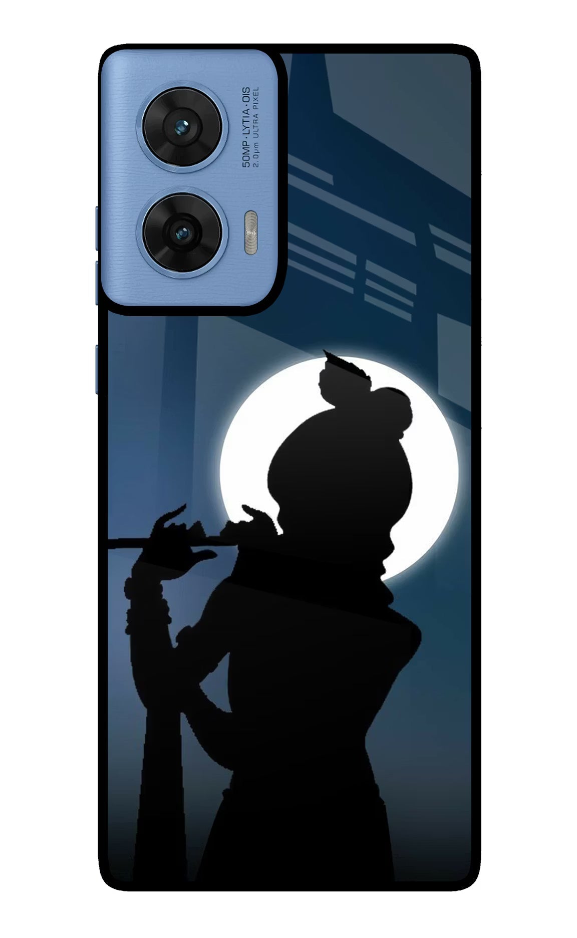 Shri Krishna Silhouette Moto G96 5G Back Cover
