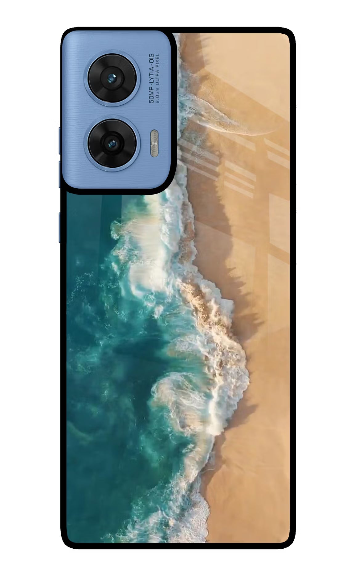 Ocean Beach Moto G96 5G Glass Case