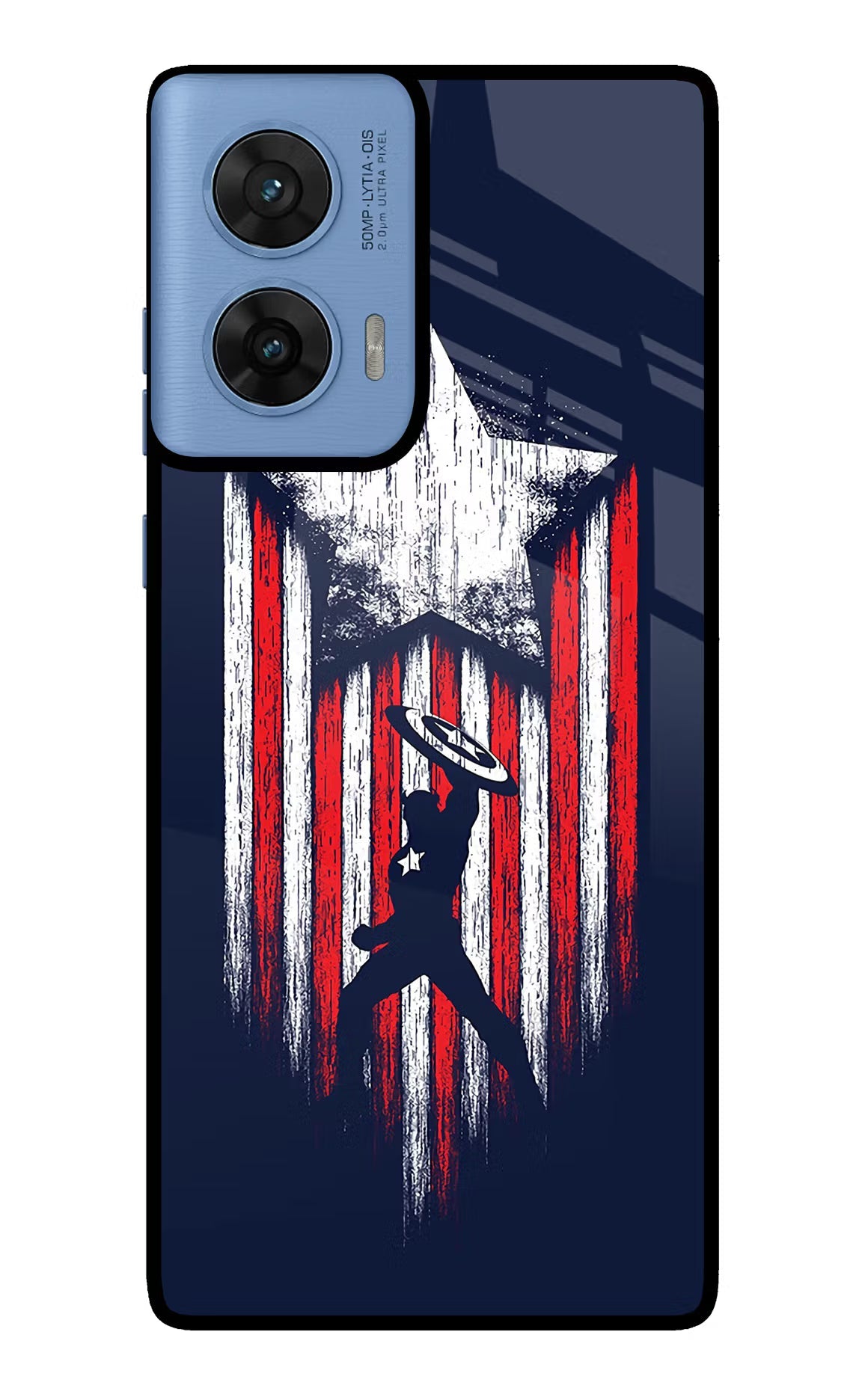 Captain America Marvel Art Moto G96 5G Back Cover