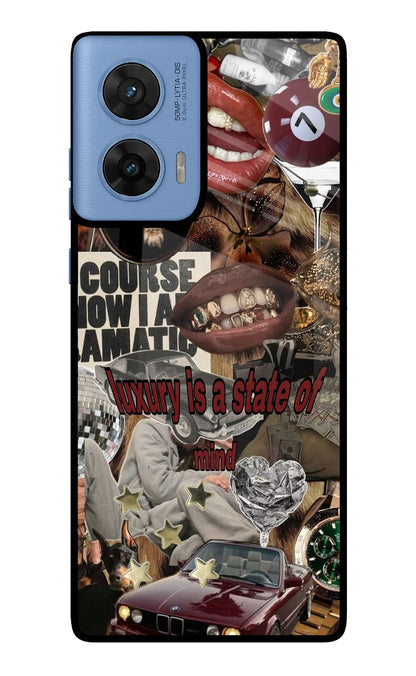Luxury Moto G96 5G Back Cover