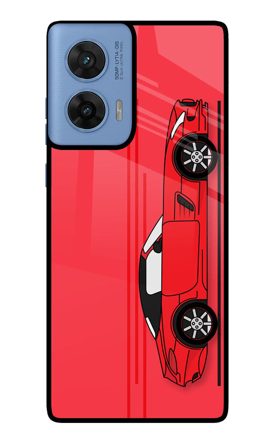 Red Velocity Moto G96 5G Back Cover