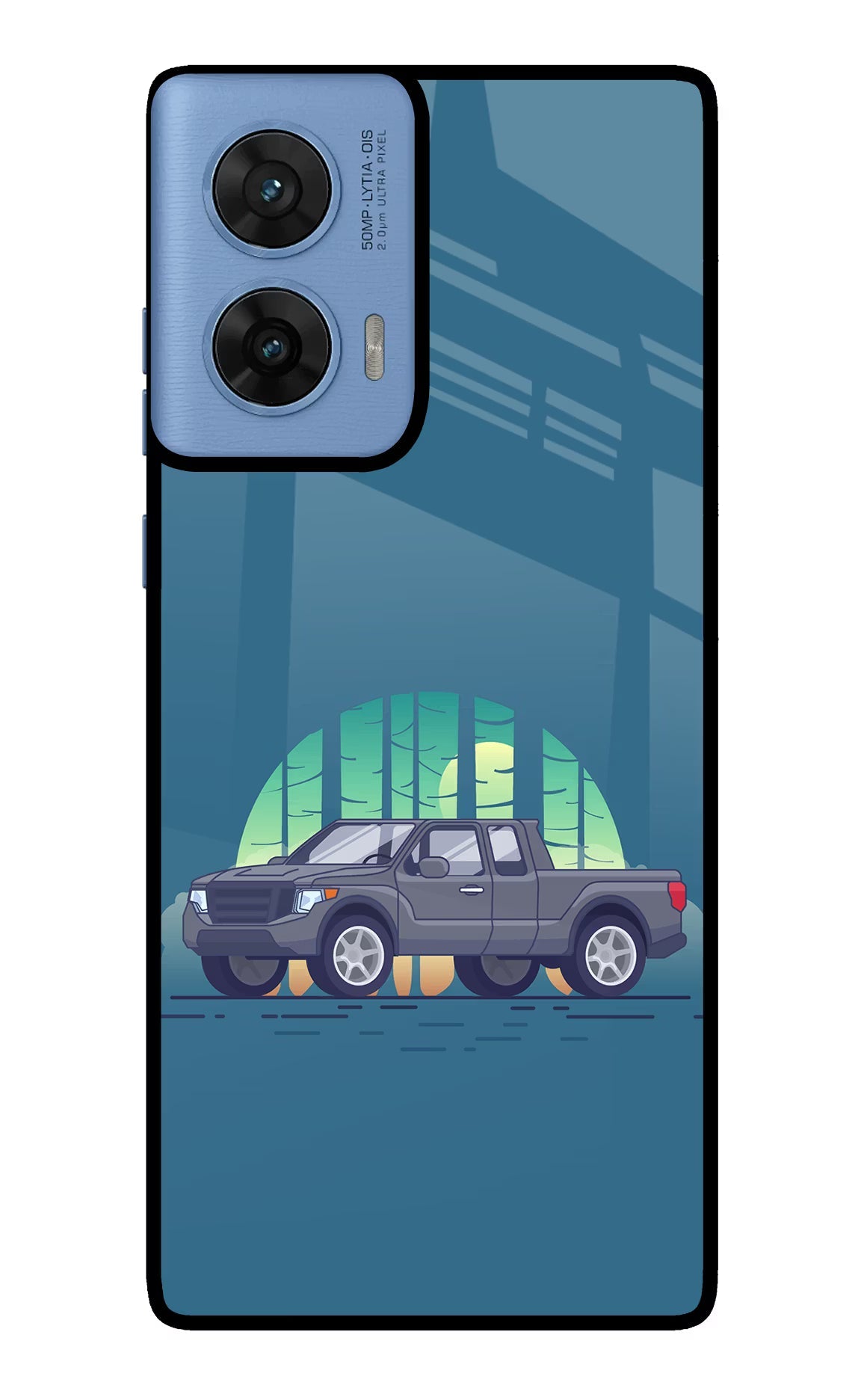 Retro Garage Vibe Moto G96 5G Back Cover