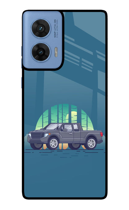 Retro Garage Vibe Moto G96 5G Back Cover