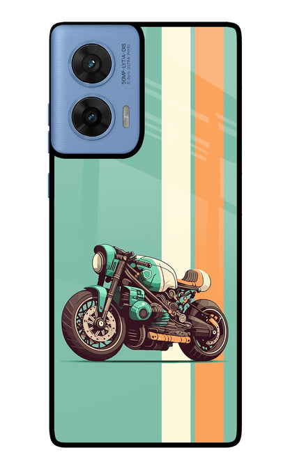 Striped Moto Drift Moto G96 5G Back Cover