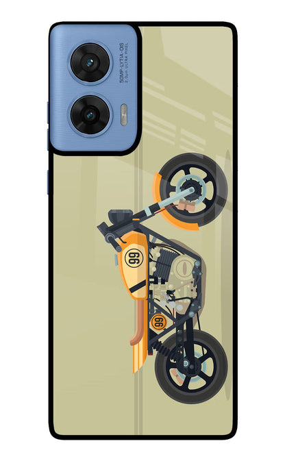 Vertical Speedster Moto G96 5G Back Cover