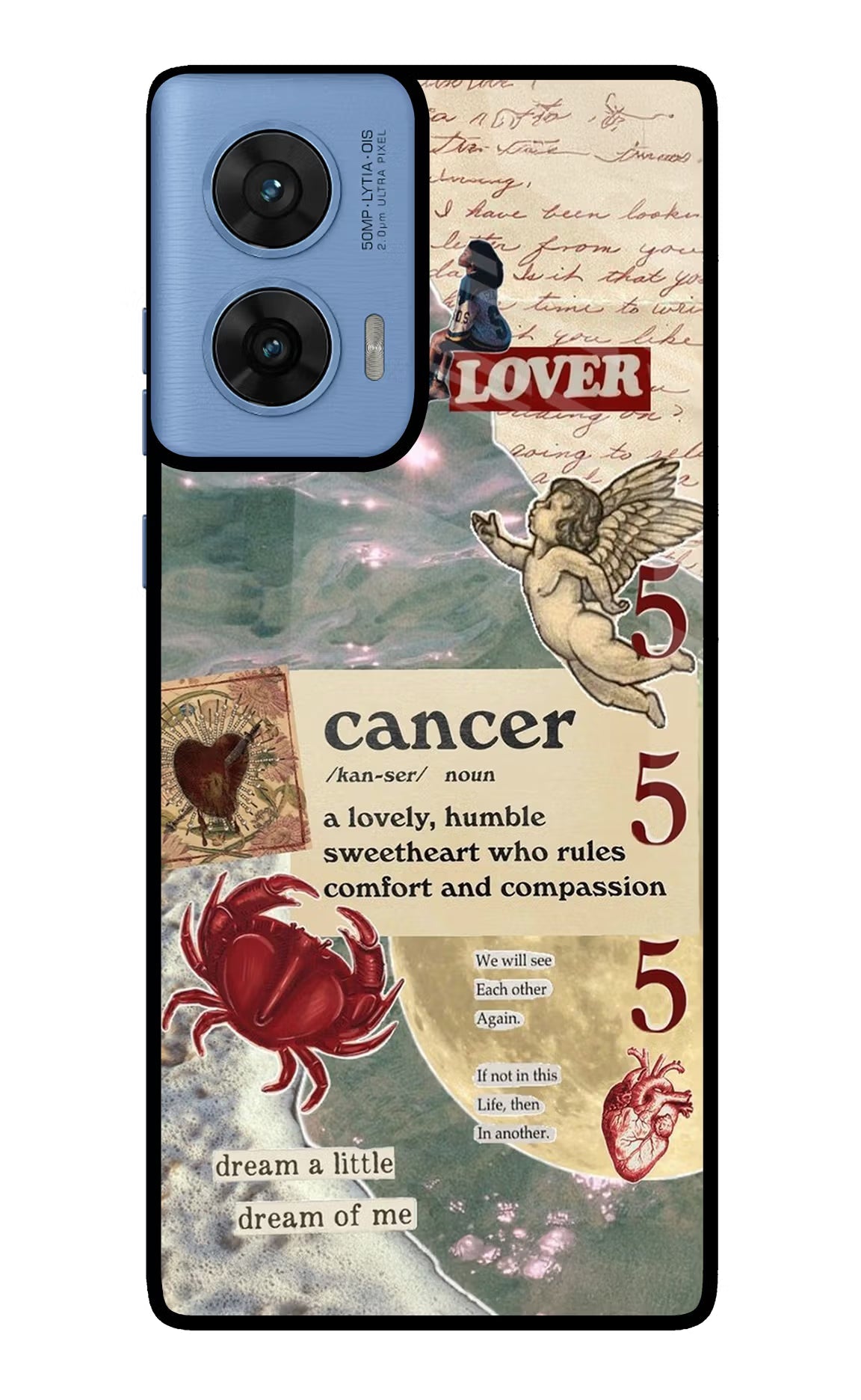 Cancer Zodiac Moto G96 5G Glass Case