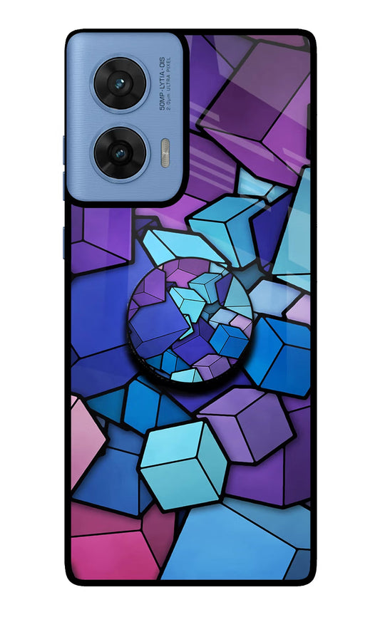 Cubic Abstract Moto G96 5G Pop Case