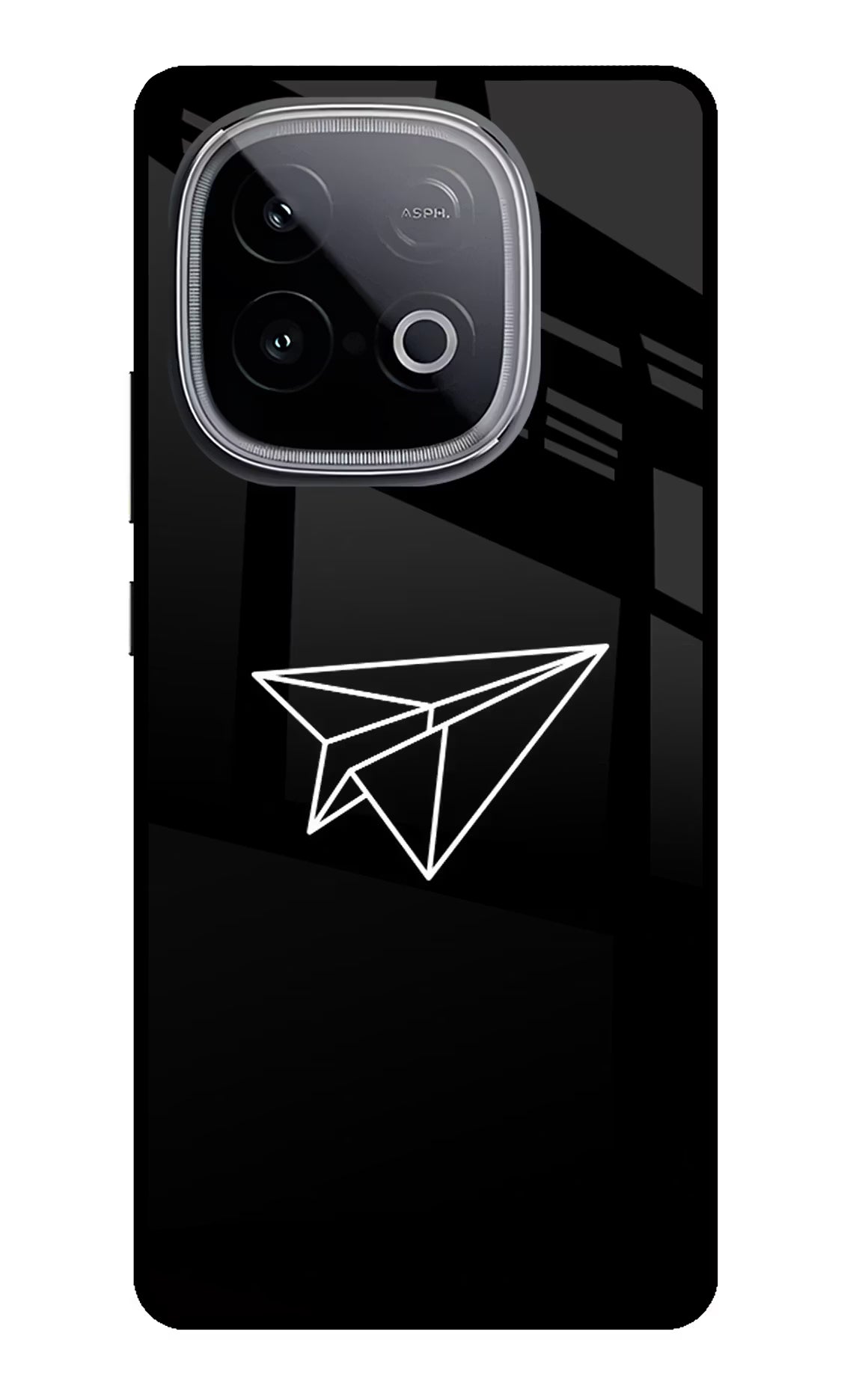 Paper Plane White iQOO Neo 10 Glass Case