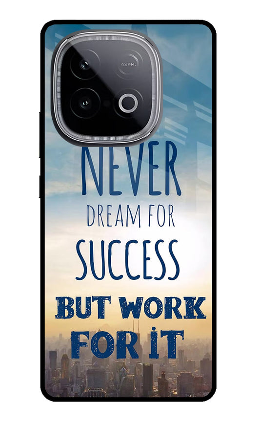 Never Dream For Success But Work For It iQOO Neo 10 Back Cover