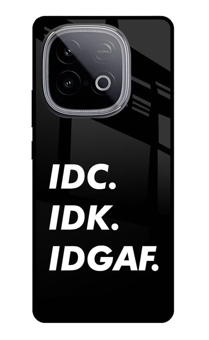 Idc Idk Idgaf iQOO Neo 10 Back Cover