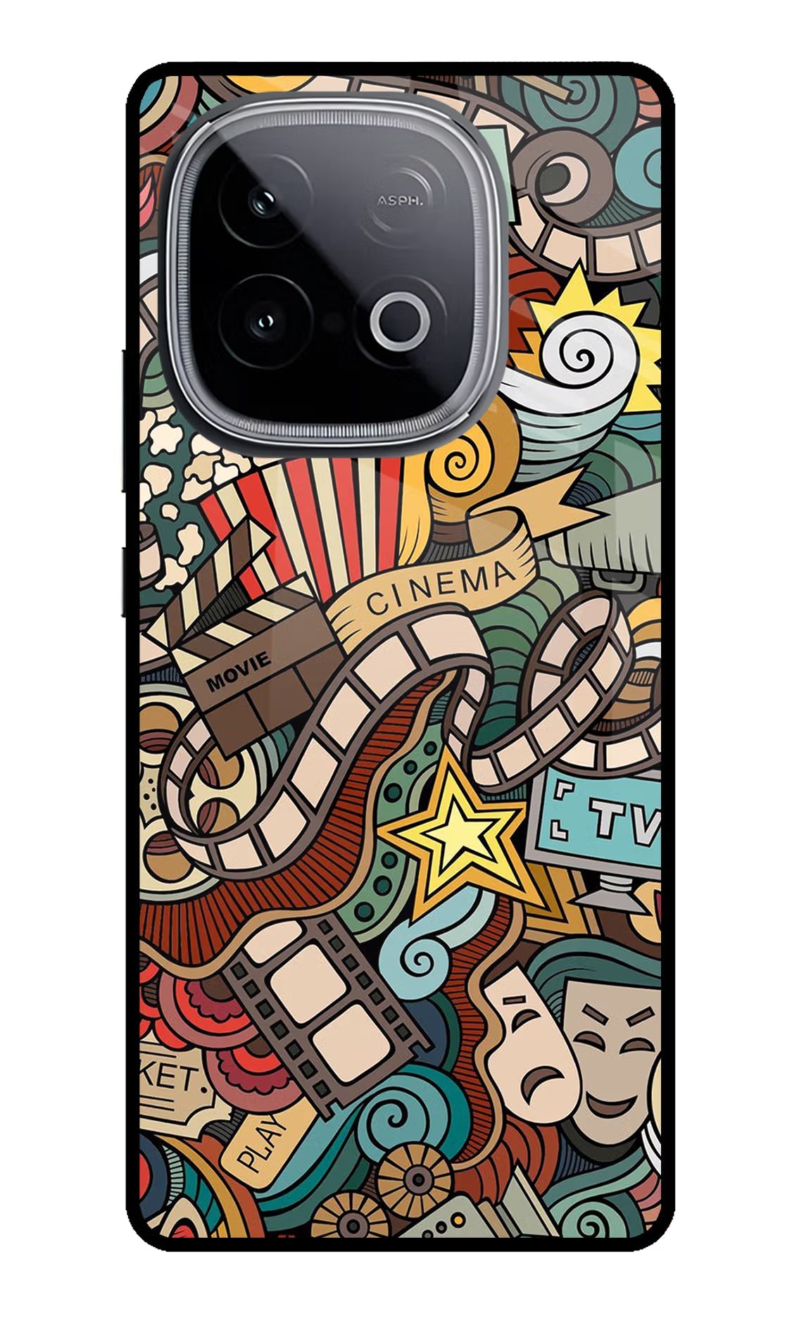 Cinema Abstract iQOO Neo 10 Back Cover