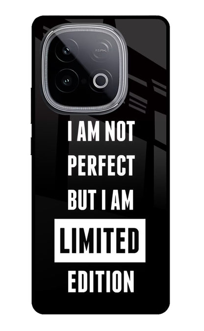 I Am Not Perfect But I Am Limited Edition iQOO Neo 10 Back Cover