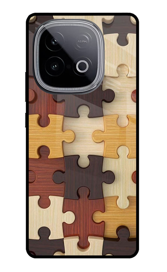 Wooden Puzzle iQOO Neo 10 Glass Case