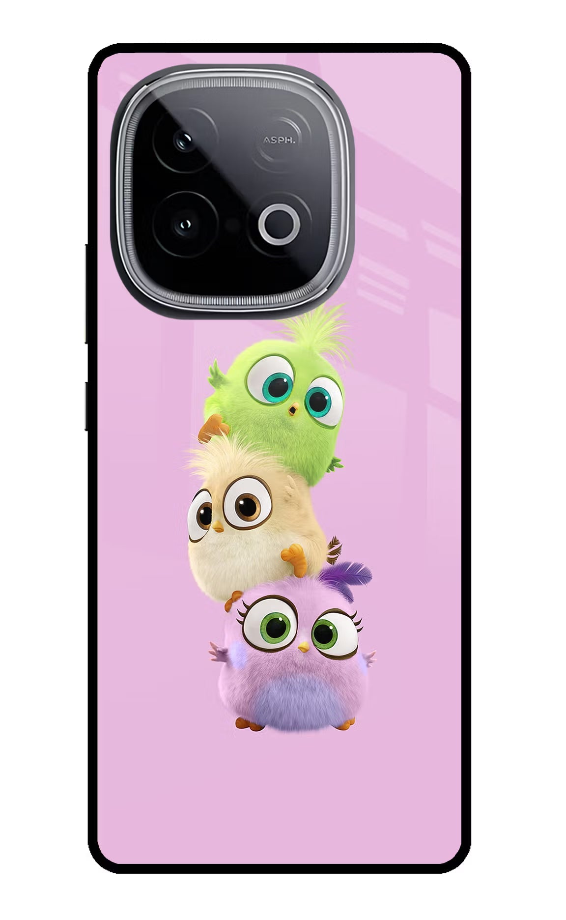 Cute Little Birds iQOO Neo 10 Glass Case