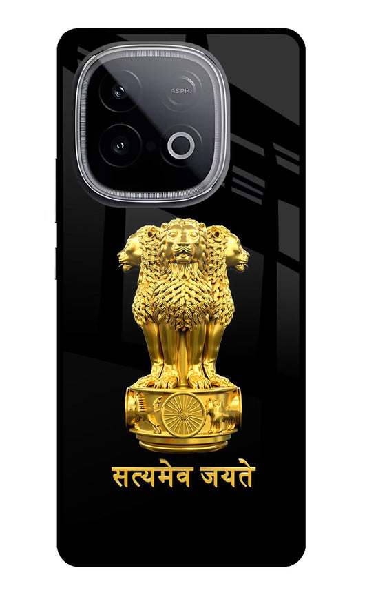 Satyamev Jayate Golden iQOO Neo 10 Glass Case