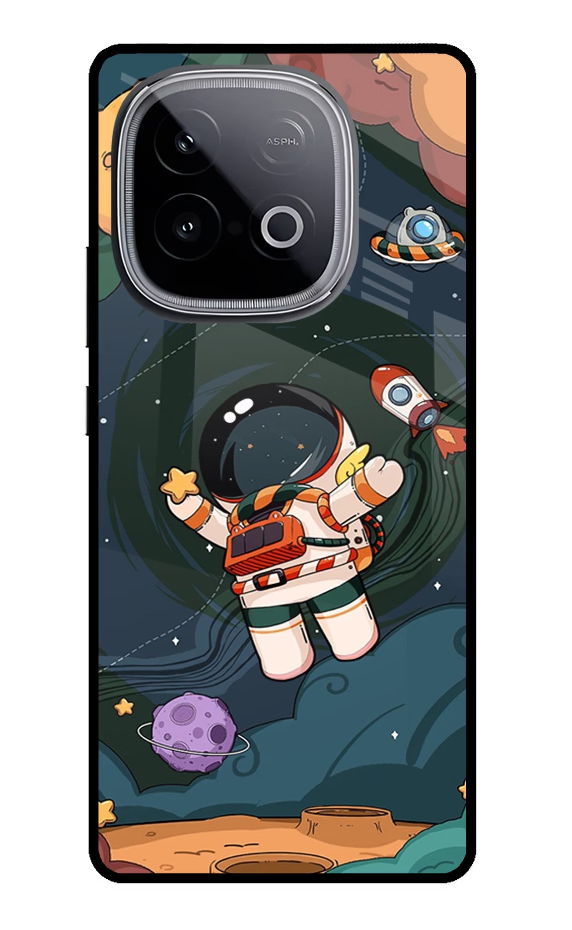 Cartoon Astronaut iQOO Neo 10 Back Cover