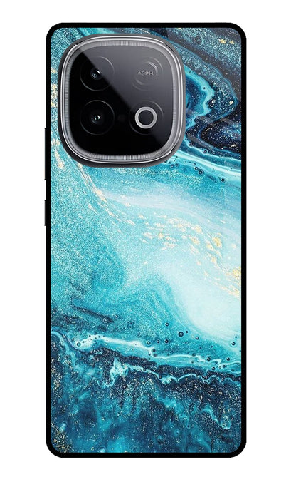 Blue Glitter Marble iQOO Neo 10 Back Cover