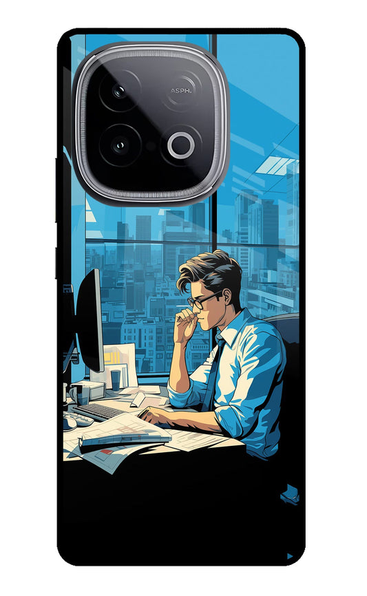 Focused Hustler (AI Generated) iQOO Neo 10 Glass Case