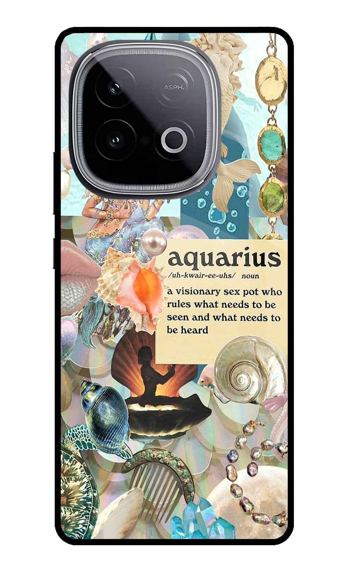 Aquarius Zodiac iQOO Neo 10 Back Cover