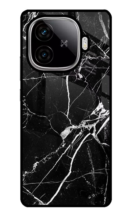 Black Marble Pattern iQOO Neo 10R 5G Back Cover