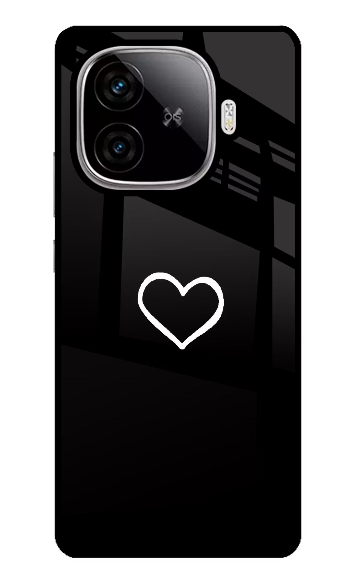 Heart iQOO Neo 10R 5G Glass Case