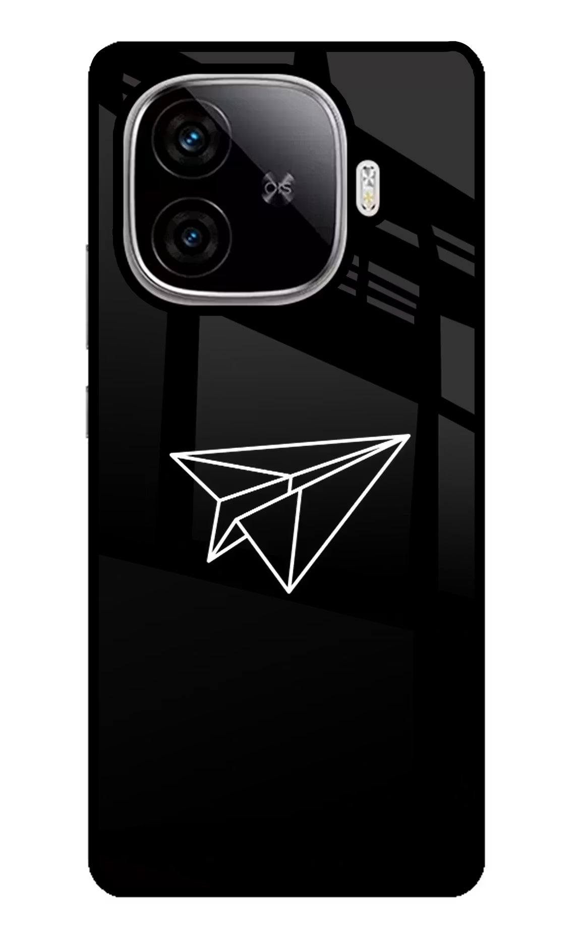 Paper Plane White iQOO Neo 10R 5G Back Cover