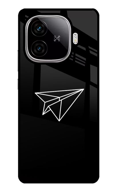 Paper Plane White iQOO Neo 10R 5G Back Cover