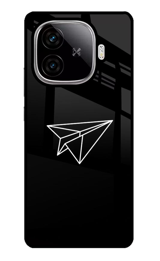 Paper Plane White iQOO Neo 10R 5G Back Cover