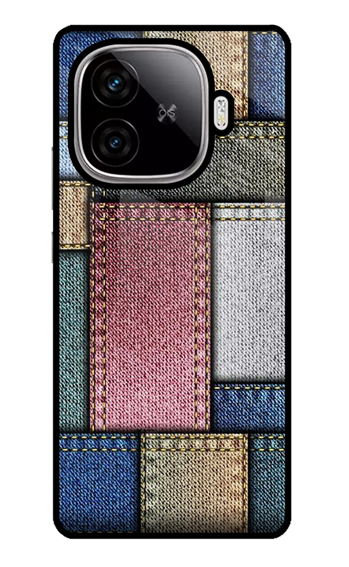 Multicolor Jeans iQOO Neo 10R 5G Glass Case