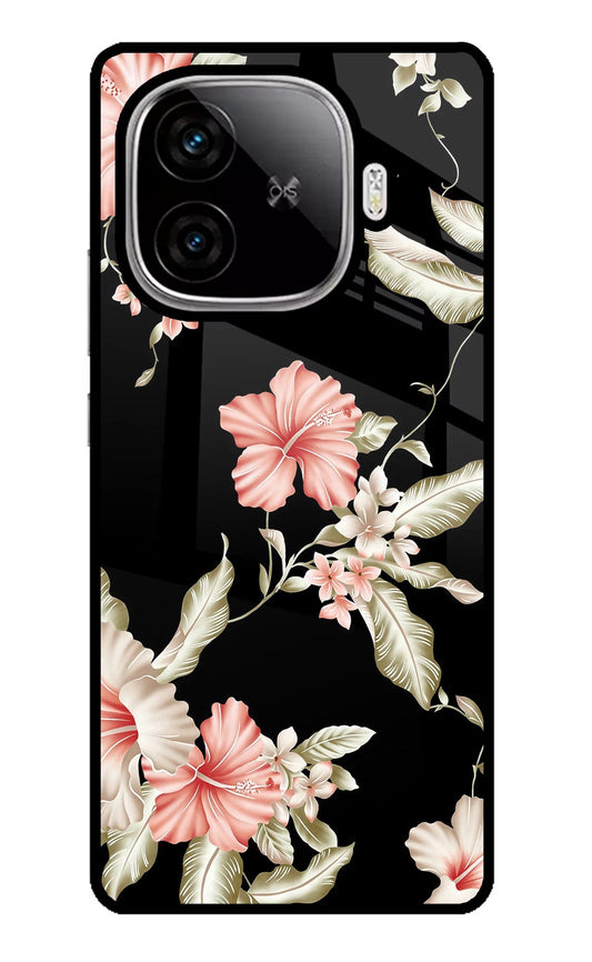Flowers iQOO Neo 10R 5G Glass Case