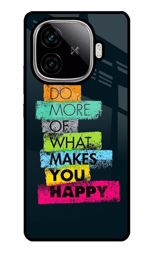Do More Of What Makes You Happy iQOO Neo 10R 5G Back Cover