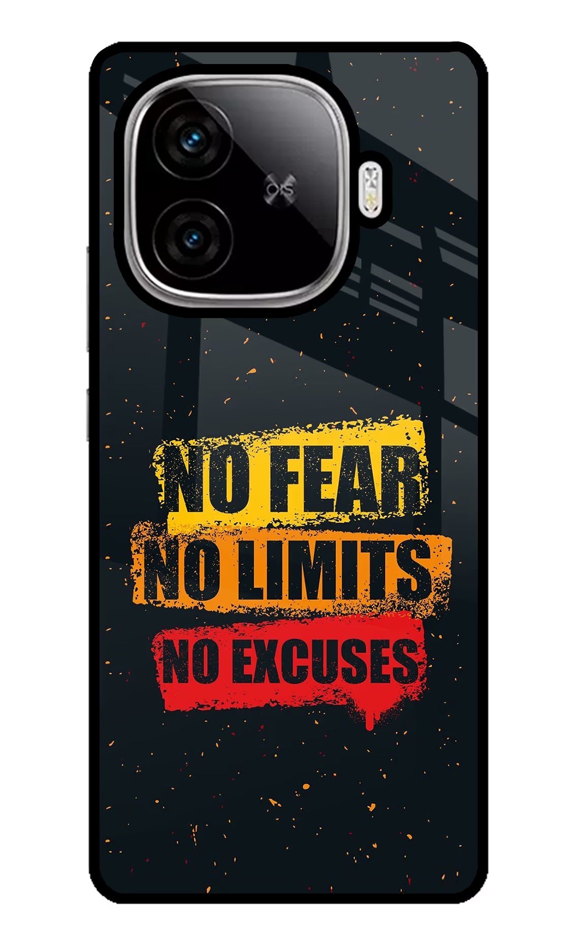 No Fear No Limits No Excuse iQOO Neo 10R 5G Back Cover